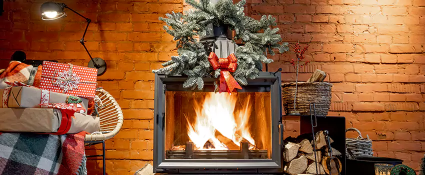 Travis Industries Linear Gas Fireplace Installation in Port Charlotte, Florida