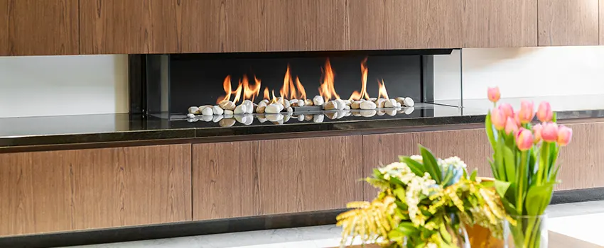 Double-height Fireplace Design Refurbishment in Port Charlotte, Florida