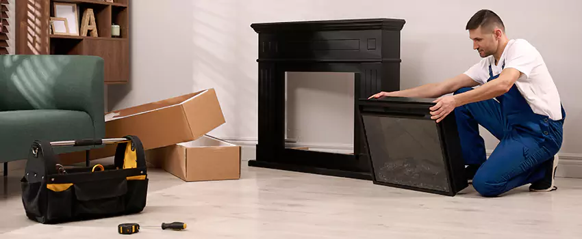 Old Rusted Metal Fireplace Repair And Replacement in Port Charlotte, FL