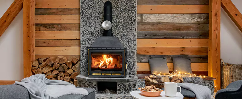 Thelin Hearth Products Direct Vent Gas Stove Fireplace Inspection in Port Charlotte, Florida